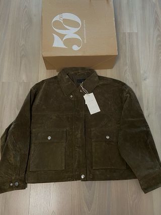 Chaqueta Bomber Zara 100% piel 3046/258/724 tallaS