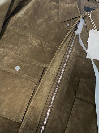 Chaqueta Bomber Zara 100% piel 3046/258/724 tallaS
