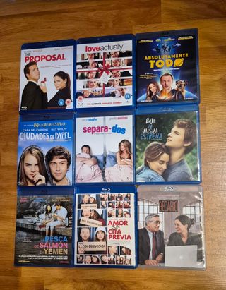 Lote 9 Películas Blu-ray Comedia Romántica