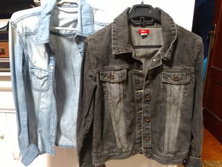 Cazadora vaquera Tommy Hilfiger azul/gris Talla M