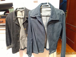 Cazadora vaquera Tommy Hilfiger azul/gris Talla M