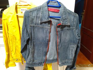 Cazadora vaquera Tommy Hilfiger azul/gris Talla M