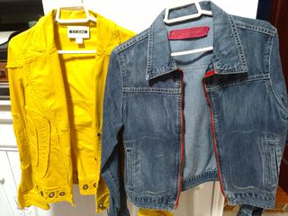 Cazadora vaquera Tommy Hilfiger azul/gris Talla M