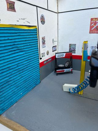 Diorama Taller Mecánico - escala 1:18