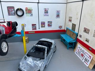 Diorama Taller Mecánico - escala 1:18