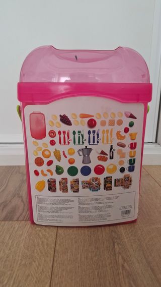 Cocinita de madera Lidl para niños y alimentos