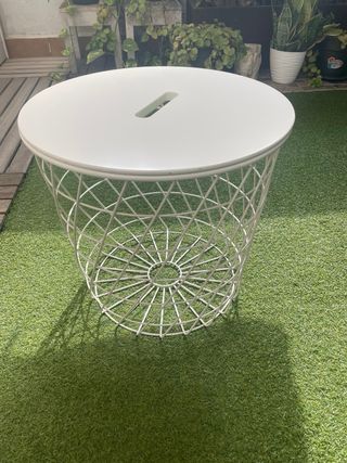 Mesa auxiliar redonda Ikea