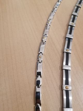 Bracciali Acciaio e Oro 18k 
