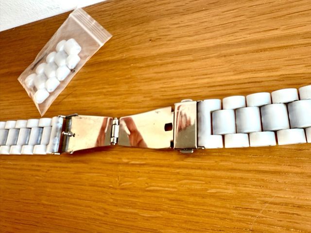 Cinturino Resina Bianca per Apple Watch