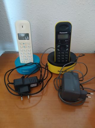 Teléfonos Inalámbricos Philips y Panasonic