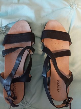 Sandalias Geox Mujer Negras