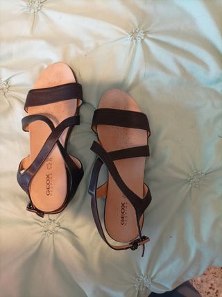 Sandalias Geox Mujer Negras