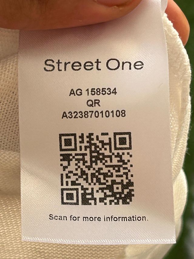 Street One Camiseta Punto Verano Blanca