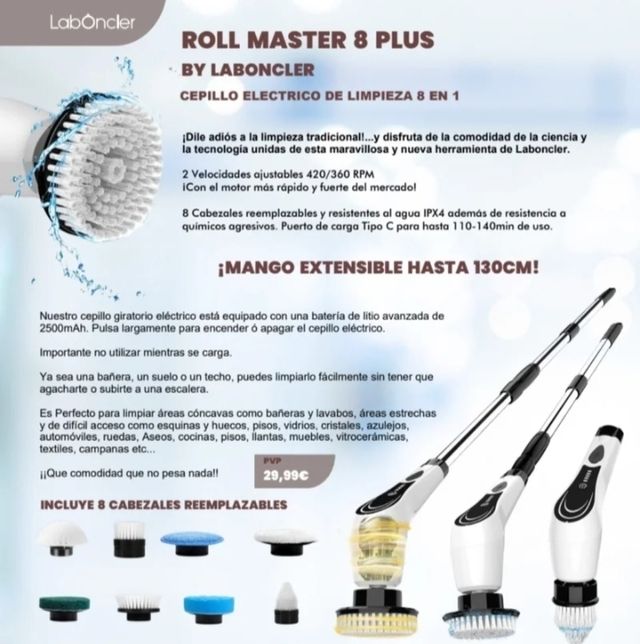 Cepillo Eléctrico Multifuncional RX05-A