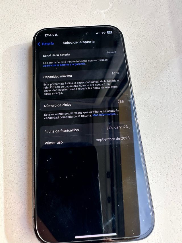 iPhone 15 Pro Azul Marino