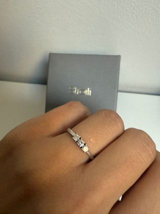 Anello Trilogy Stroili Oro Bianco