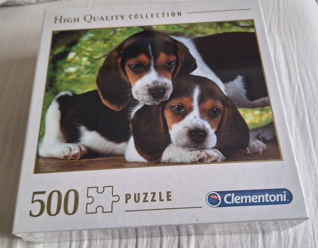 Puzzle Clementoni 500 piezas Cachorros Beagle