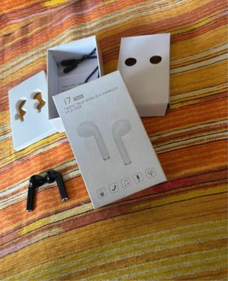 Auricolari Wireless i7 TWS Bluetooth Neri