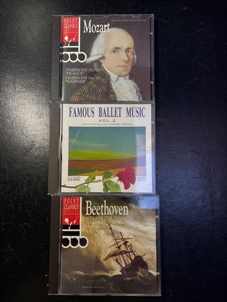 CDs Música Clásica: Mozart, Beethoven y Ballet