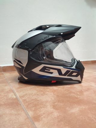Casco BMW GS Carbon Evo Plata/Azul