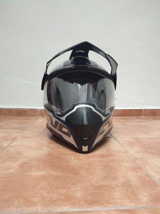 Casco BMW GS Carbon Evo Plata/Azul