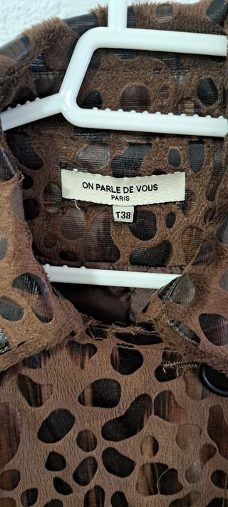 Gabardina On Parle De Vous Marrón y Dorado