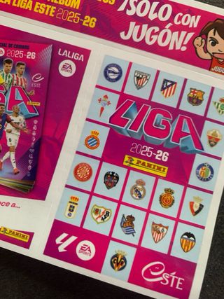  Liga Este 2025-26, cromos conmemorativos.