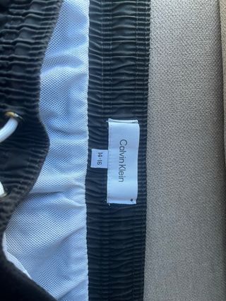 Bañador Calvin Klein Negro Talla 14-16