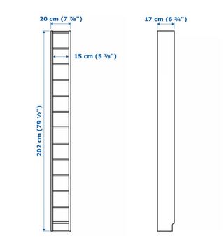 Estantería de madera blanca ikea 
