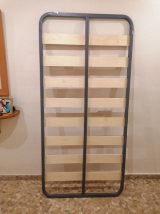 Somier 90x190 cm Metal y Madera