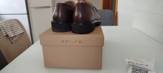 Mocasines Unisa Marrones Talla 38 - ¡Solo 2 usos!