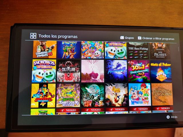 Nintendo Switch OLED con muchos juegos