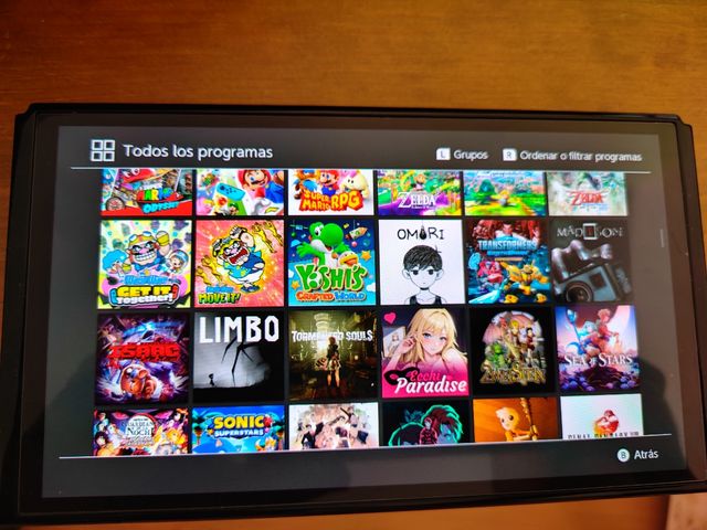 Nintendo Switch OLED con muchos juegos