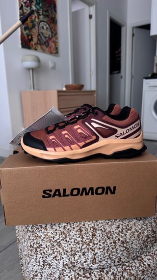 Zapatillas Salomon Talla 36 Marrón/Rosa