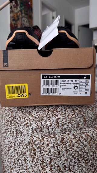 Zapatillas Salomon Talla 36 Marrón/Rosa