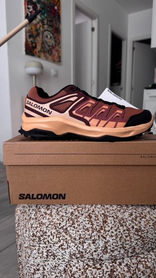 Zapatillas Salomon Talla 36 Marrón/Rosa
