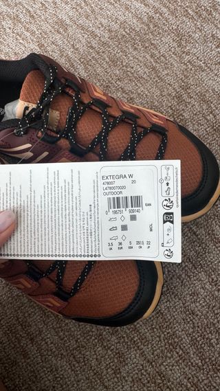 Zapatillas Salomon Talla 36 Marrón/Rosa