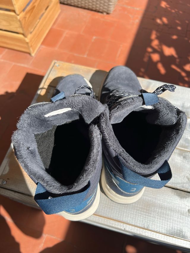 Botas de nieve y apreski piel impermeable Quechua