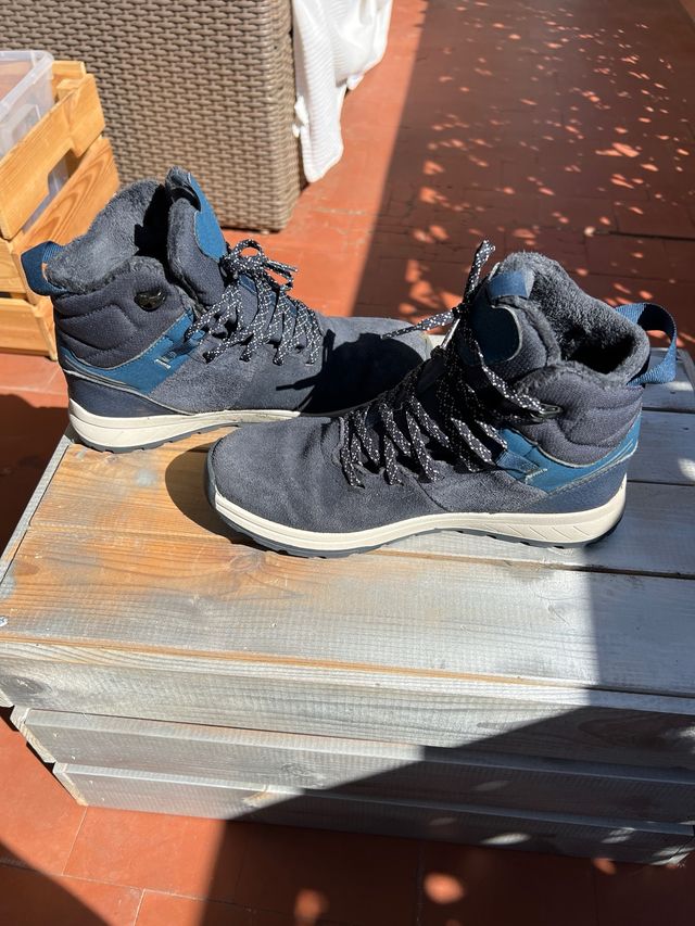 Botas de nieve y apreski piel impermeable Quechua