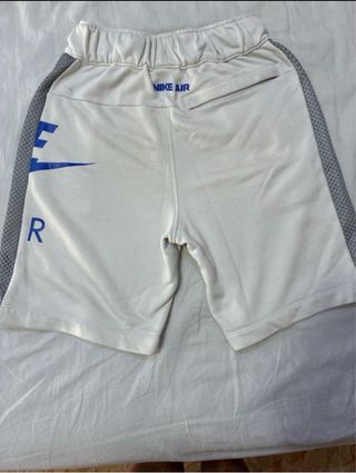 Pantalón corto Nike Air blanco y azul