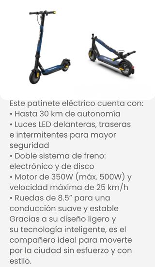 Patinete Eléctrico Reebok Urban 8.5