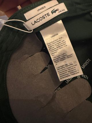 Gorra Lacoste Verde