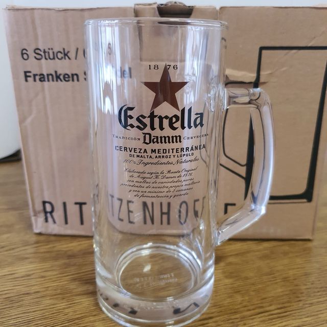 Vaso Cerveza Estrella Damm Mediterránea