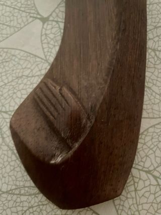 Virgen María Talla Madera Vintage