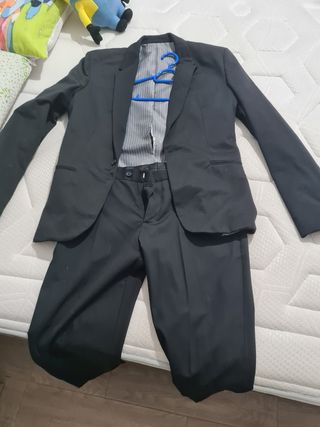 Traje de chaqueta negro hombre