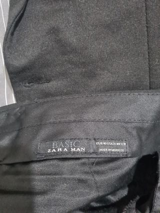 Traje de chaqueta negro hombre