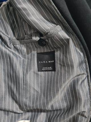 Traje de chaqueta negro hombre