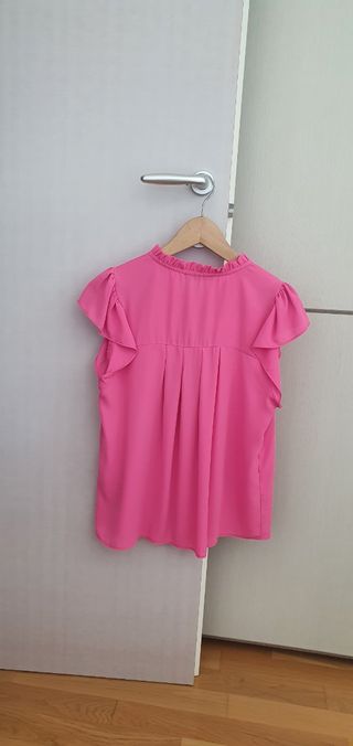 Camicia maniche corte rosa Facit S