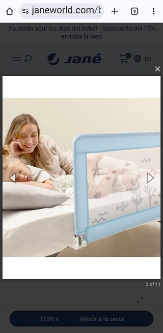 barrera de cama Jane