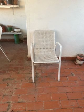 Tavolo da giardino in ferro e 4 sedie
